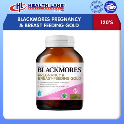BLACKMORES PREGNANCY & BREAST FEEDING GOLD (120'S)